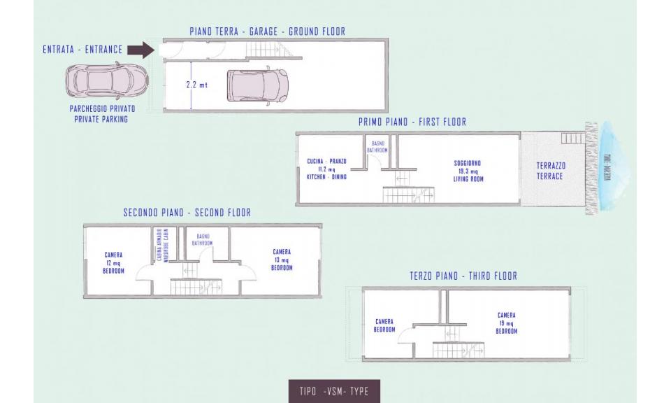 apartments TERRAMARE: E9/VSM - planimetry